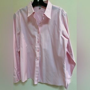 Foxcroft light pink no iron button down.